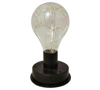 Hperu Ampoule Solaire Ampoule Solaire iP65 Bulbe Solaire imperméable 5,9x3,4 Pouces 15 Perles Bulbe LED Remplacement des Ampoules solaires pour Jardin de Jardin de Lanterne extérieur