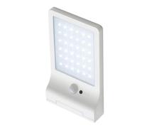 Hperu Applique Murale extérieure Solaire, Lampe à capteur de Mouvement PIR 36LED étanche lumière du Jour Blanche pour Cour, Rue, Maison, Applique Murale extérieure