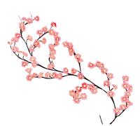Hperu Branches Lumineuses LED, 1.6M, Branches Lumineuses en Fleurs de Cerisier avec télécommande, 72 LED Vigne avec 8 Modes d'éclairage pour décoration Murale