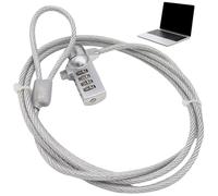 Hperu Câble antivol, câble de Verrouillage de sécurité à Combinaison 4 Pieds pour Ordinateur Portable avec Mot Passe à 4 Chiffres, antivol léger et Portable pour Ordinateurs Portables et appareils
