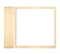 Hperu Cadre de Toile, Cadres de Toile 4pcs 16x16 Cadres en Toile en Bois épisser Les Cadres de Toile décoratifs de Toile décoratifs pour Toile, Arts muraux, Cadres pour Toile d'art sur Toile