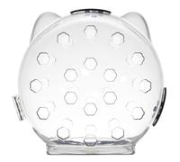 Hperu Caste de Chat pour toilettage, museau Transparent avec des Trous Respirants Couvercle de tête Anti-Bite pour Plus 5 kg Chats, baignade et Coupe des Ongles, Grand