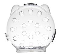 Hperu Caste de Chat pour toilettage, museau Transparent avec Trous de tête Respirants pour Les Chats 2, 5 à 5 kg, baignade et Coupe des Ongles, S