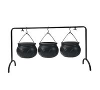 Hperu Chaudron de sorcières, paquet de 3 mini bols à bonbons d'Halloween pour fête