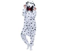 Hperu Costume Dalmatien Adulte Confortable Confortable Cache-Couche Adulte pour Femmes et Hommes, l - Costume Dalmatien Femmes-Cache-Couche pour