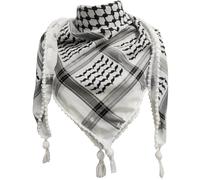 Hperu Écharpe palestinienne, Écharpe Palestine 48x48 '' Keffiyeh Palestine Scarpe palestinienne authentique Wrap Cotton Shemagh Swine