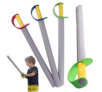 Hperu Épée de Jouet, 4 pièces 21 Pouces de Long Jouet d'épée en Mousse Eva pour Enfants sécurité Doux imperméable Cosplay pour Les Accessoires Performance la Maternelle