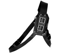 Hperu Étui à épée Ceinture d'épée Fourreau réglable en Cuir Noir Grenouille d'épée pour Homme et Femme Épée Viking Porte-épée Renaissance Ceinture Guerrier Costume médiéval Hommes pour Cosplay Party