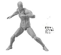 Hperu Figurine de Dessin, modèle d'action Masculin posable de 5, 9 Pouces avec Base pour Les Artistes Peintres d'esquisse - Figure Dessin posable
