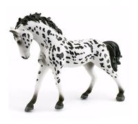 Hperu Figurines de Cheval, Statue de Cheval Appaloosa réaliste, Figurines d'animaux, 5 x 1, 5 x 4, Jouets éducatifs en Plastique, Ensemble d'anniversaire, Jouets 'Animaux pour Enfants garçons Filles