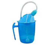 Hperu Gobelet anti-déversement pour personnes âgées, 350 ml, avec paille, pour dysphagie, avec poignée, pour adultes, pour personnes âgées, handicapées, maternité - Sippy pour adultes