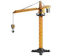 Hperu Grue Jouet 16x15x2 Pouces, Jouets de Construction de Simulation en Alliage, Ensemble Jeu pour Tout-Petits Enfants garçons-Camion Grue Jouet