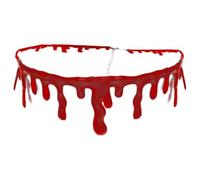 Hperu Halloween Collier de sang dégoulinant, Costumes Halloween Collier Vampire Blood Choker Party Favors Decorations Cadeaux 1pc Bloody Choker