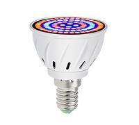 Hperu Lampe de Croissance des Plantes, 60 LED E14 à Spectre Complet, Lampe horticole 220V pour Plantes d'intérieur, Ampoule de Culture LED