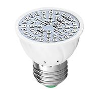 Hperu Lampe de Croissance des Plantes, 60 LED E27 à Spectre Complet, Lampe horticole 220V pour Plantes d'intérieur, Ampoule de Culture LED