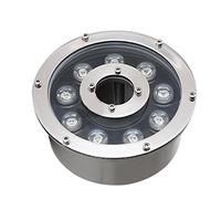 Hperu Lampe de Fontaine à LED, Lampe de Fontaine à LED Submersible 9W, lumière sous-Marine colorée RVB pour Piscine pour éclairage d'étang et Paysage, lumière Piscine