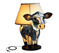 Hperu Lampe de Vache Animale pour Chambre à Coucher et Chevet - Lampe de Nuit