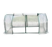 Hperu Mini Serre de 47x24x19 Pouces avec Cadre et Couverture - Tente de Culture escamotable Portable pour Plantes d'hiver, Fleurs, Herbes et légumes - Mini Serre avec Cadre Couverture