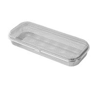 Hperu Panier de lave-vaisselle, panier à baguettes de lave-vaisselle en acier inoxydable à mailles fines, porte-ustensiles pour cuillères, fourchettes, taille 10, 8x4, 4x2, 8 pour support