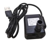 Hperu Petite Pompe de Fontaine, Pompe à Eau de Fontaine silencieuse alimentée par USB avec câble 1, 5 m et Ventouse, Pompes Basse Tension pour fontaines pour Animaux Compagnie, fontaines d'intérieur