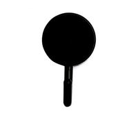 Hperu Petits crochets noirs auto-adhésifs en Viscose forte, crochets muraux multifonctions en plastique pour salle de bains et cuisine, sans perçage