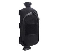 Hperu Pochette de chasse, sac à dos Molle à bandoulière avec plusieurs poches, accessoires d'outils de chasse noirs pour le sport, le camping et les activités plein air