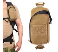 Hperu Pochette de chasse, sac à dos Molle à bandoulière avec plusieurs poches, accessoires d'outils de chasse kaki pour le sport, le camping et les activités plein air