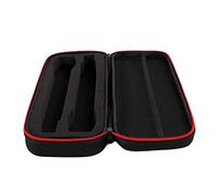 Hperu Sac de Microphone, boîte de Rangement Universelle Eva pour Microphones sans Fil, étui Voyage Portable pour Double Microphone à Main avec intérieur Protection, Sac d'accessoires