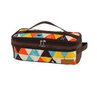 Hperu Sac de Rangement pour ustensiles de Camping, Organisateur Voyage Cuisine en Tissu Oxford, Pochette Portable pour Outils Barbecue, Couverts et équipements Cuisine, Transport Compact - Sa
