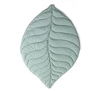 Hperu Tapis de Jeu pour bébé à Motif de Feuilles Vertes, Couverture Rampante en Coton Doux et Tapis Couchage pour Nourrissons et Tout-Petits, Jeu pour bébé