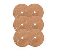 Hperu Tapis de Plante de Noix jardinières Tapis Protection Contre Le Froid Couverture Fleurs Jardin Ronde 6 pièces 40x40x0.4 cm-Disque paillis Couverture Plante Noix