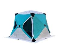 HPFHSJ Abri de Pêche sur Glace Tente de pêche sur Glace légère, avec Couche Isolante et Sac de Transport, pour Parcs et Jardins.(Blue)