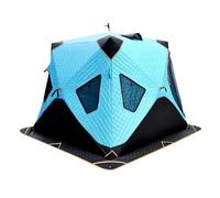 HPFHSJ Abri de Pêche sur Glace Tente de pêche sur Glace Portable, avec Tapis de Sol Amovible, pour Parcs, arrière-Cours et Champs de Neige.(Blue,68.9X78.7in)