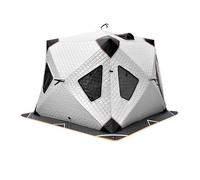 HPFHSJ Abri de Pêche sur Glace Tente de pêche sur Glace Portable, avec Tapis de Sol Amovible, pour Parcs, arrière-Cours et Champs de Neige.(Gray,68.9X78.7in)