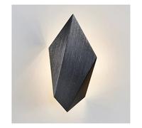 HPFHSJ Applique murale Appliques murales intérieures câblées, avec éclairage LED 6W, pour salon et couloir(Black)