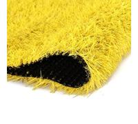 HPFHSJ Gazon Synthétiqu Gazon Artificiel d'extérieur, avec Trous de Drainage, pour la décoration de Jardin et de Paysage(Yellow,0.5m/1.64ft)
