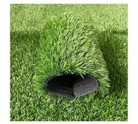 HPFHSJ Gazon Synthétiqu Hauteur de l'herbe 25 mm, Gazon Artificiel Haute densité, avec Trous de Drainage, pour Balcon Patio(Green,Long 2m)
