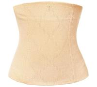 Hpfulseazn Ceinture ventrale post-partum pour femme - Entraîneur de taille - Ceinture amincissante - Coupe césarienne, beige, S