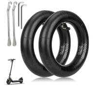 HPGAAVD 10x2.5 Chambre a Air pour Trottinette Électrique，10 Pouces Double épaisseur Renforcée Chambre à air pour Ninebot MAX G30 G30P G30LP/ Soflow, 60/70-6.5 Pneu de Rechange avec Valve Coudée 90°