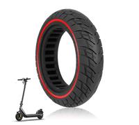 HPGAAVD 10x2.5 Pneu Plein pour Trottinette Electrique，10 Pouces Roues de Trottinette pour Ninebot Max G30 G30P G30LP，60/70-6.5 Anti-Dérapant Anti-Crevaison Pneu de Secours Avant/Arrière（45mm