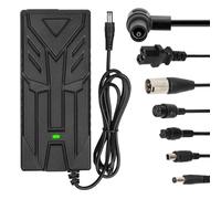 HPGAAVD 54,6V 2A Chargeur Trotinette Electrique pour Xiaomi 4 Ultra/4 Pro 2nd Gen/5, 5 Pro，48V Chargeur Universel Batterie Lithium avec 7 Connecteurs，Charge Rapide pour Hoverboard, E-Bike,Scooter