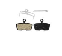 HPGHZNYNMK 1 paire de plaquettes de frein à disque hydraulique en résine pour VTT B01S Shimano MT200 SRAM AVID HAYES Magura MT5 MT7 ZOOM M365 KUGOO M4 Scooter Accessoires (résine 02E 1 paire)
