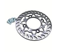HPGHZNYNMK 190 mm 210 mm 220 mm en acier Dirt Pit Bike Off Road Moto avant arrière SDG Roue Disque de frein Rotor Plaque d'installation Boulon Vis Disques de frein de moto (Ironl 190 mm à l'arrière)