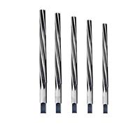HPGHZNYNMK Alésoir conique HSS, alésoir manuel, outils CNC D3 mm/4/5/6/8/9/10/12/14/16/18/20 mm, rallongé 100/150/200/255L M35 Cobalt Alésoir conique(6mm)