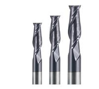 HPGHZNYNMK Fraise HRC50 2 cannelures 1 mm, 3 mm, 6 mm, 8 mm, 12 mm, 20 mm, en alliage de carbure, fraise en acier au tungstène, fraise en bout, machines CNC Alésoir conique(10PCS,2F D14xD14x100L)