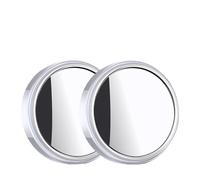 HPGHZNYNMK Rétroviseur de voiture Petit rétroviseur circulaire Miroir auxiliaire grand angle haute définition Surface convexe Rétroviseur extérieur(Wit)