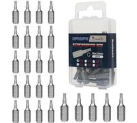HPHOPE Embouts T10, embouts Torx T10 x 25 mm, 6,35 mm, lot de 25 embouts par boîte
