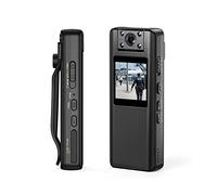 HPHPH Caméra Sport, A22 Petit Corps porté caméra HD 1080P caméscope Enregistrement Infrarouge écran LCD DVR DV Audio vidéo Prise en Charge 128GB Carte TF,Extérieur, Sports, Vidéo(with 16GB TF Card)