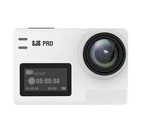 HPHPH Caméra Sport, Caméra d'action 4K 4K Ultra HD caméra sous-Marine 30fps/60fps HD Casque télécommandé étanche FPV Sports DV,Extérieur, Sports, Vidéo(Full Set,SJ8 Pro White)