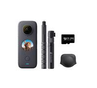 HPHPH Caméra Sport, Caméra d'action 4K30fps Caméra Stabilisation de la caméra d'action étanche, écran Tactile, édition AI, Diffusion en Direct,Extérieur, Sports, Vidéo(Creator Kit Lite)